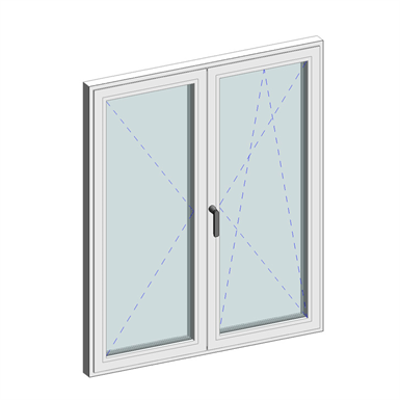 Image for STRUGAL S64RP Window (Two-Leaf)