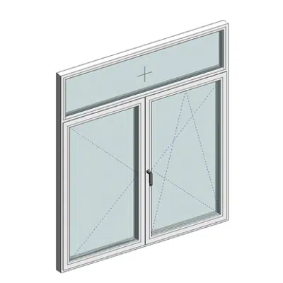 Imagem para STRUGAL S74RP OPTIMA Window (Two-Leaf+Fixed-Top)}