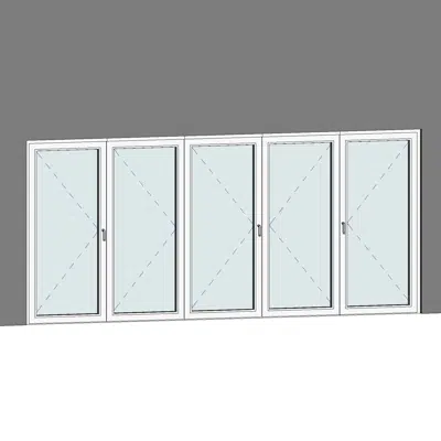 imagem para STRUGAL S74RP OPTIMA Window (Five Leaf-Folding)