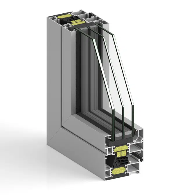STRUGAL S74RP OPTIMA Window (Five Leaf-Folding)