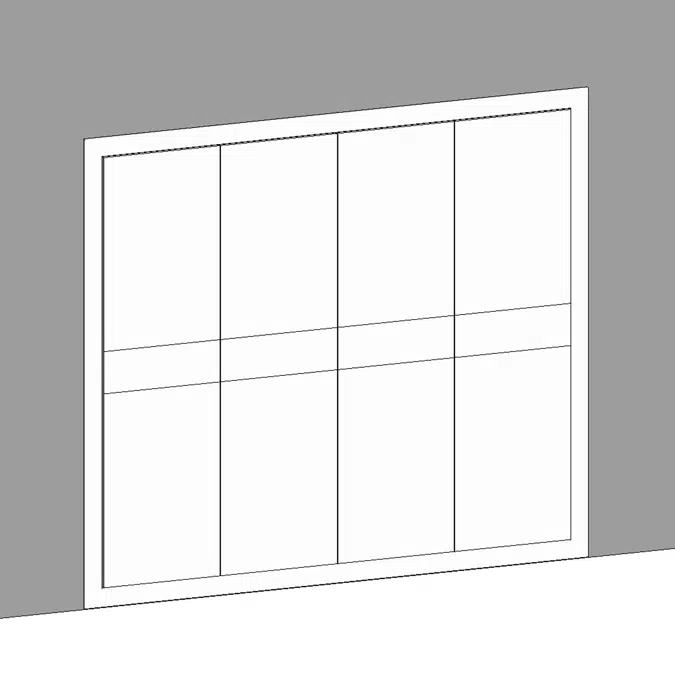 STRUGAL CABINET FRONT Folding Doors (Four-Routed-Leaf)