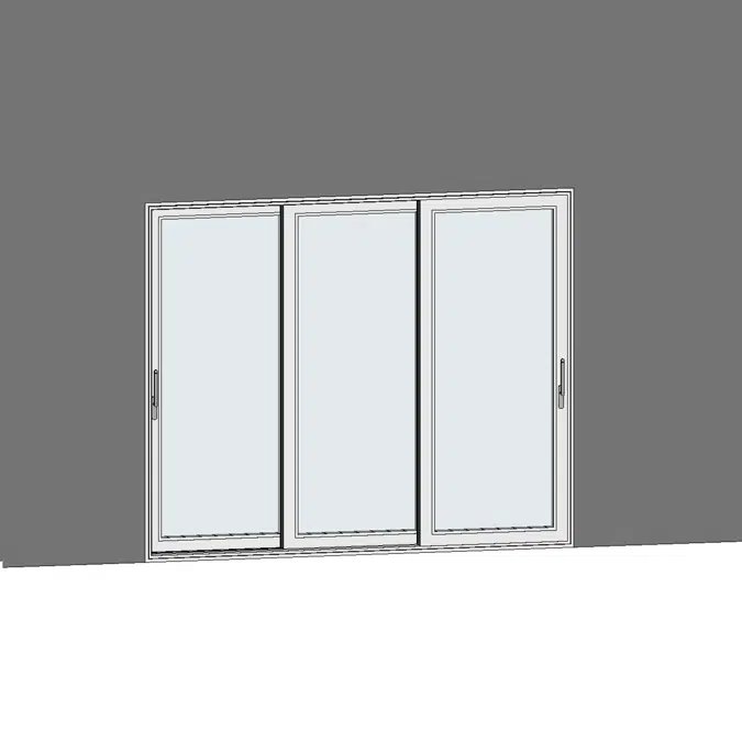 STRUGAL S125RP Window (Three-Rails)