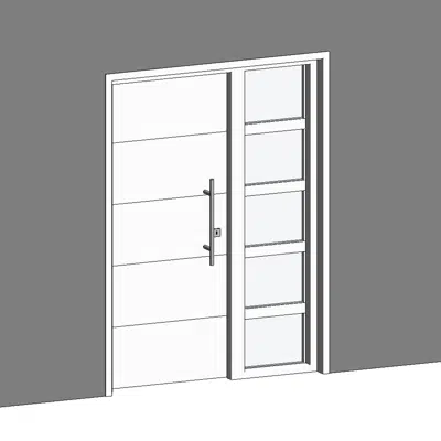 imazhi i STRUGAL 400 4FH Exterior Door + Fixed