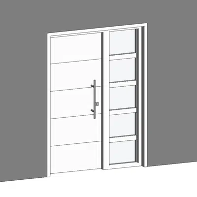 Image pour STRUGAL 400 4FH Exterior Door + Fixed