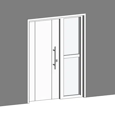 Image pour STRUGAL 400 2IV1 Exterior Door + Fixed