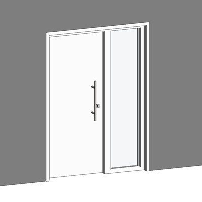 STRUGAL 400 C Exterior Door + Fixed için görüntü