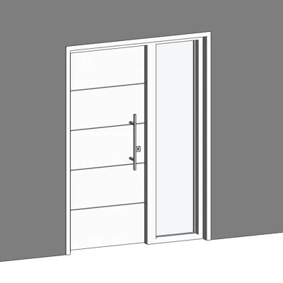 Obrázek pro STRUGAL 400 4IH Exterior Door + Fixed