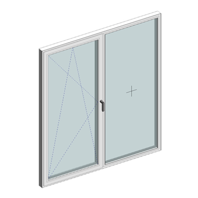 Image for STRUGAL S74RP Window (One-Leaf + Fixed-Leaf)