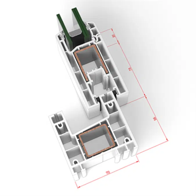 STRUGAL ÓMICRON PVC Sliding Window (Two-Leaf)