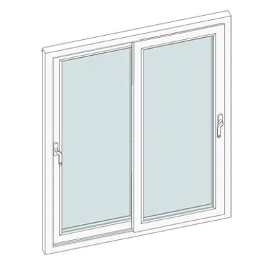 STRUGAL ÓMICRON PVC Sliding Window (Two-Leaf) 이미지