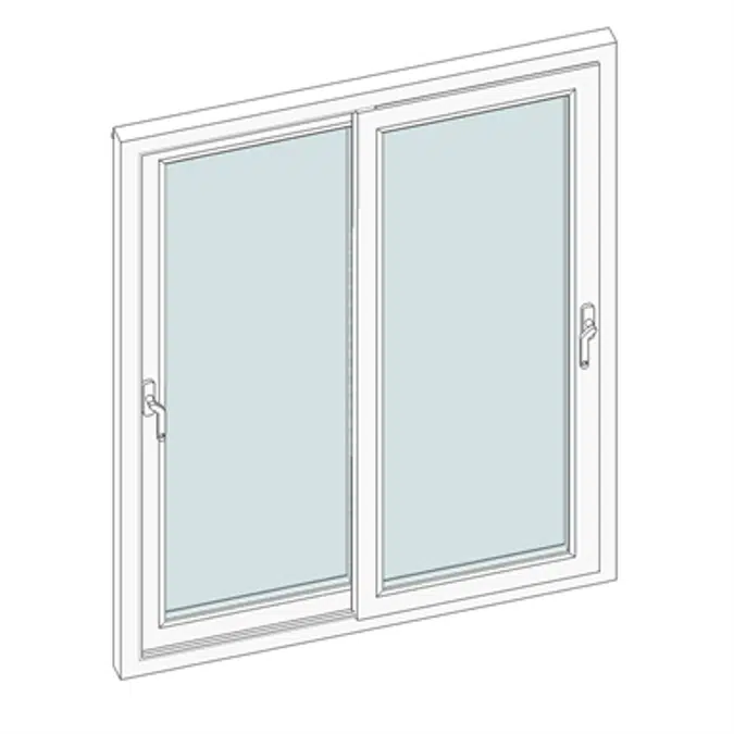STRUGAL ÓMICRON PVC Sliding Window (Two-Leaf)