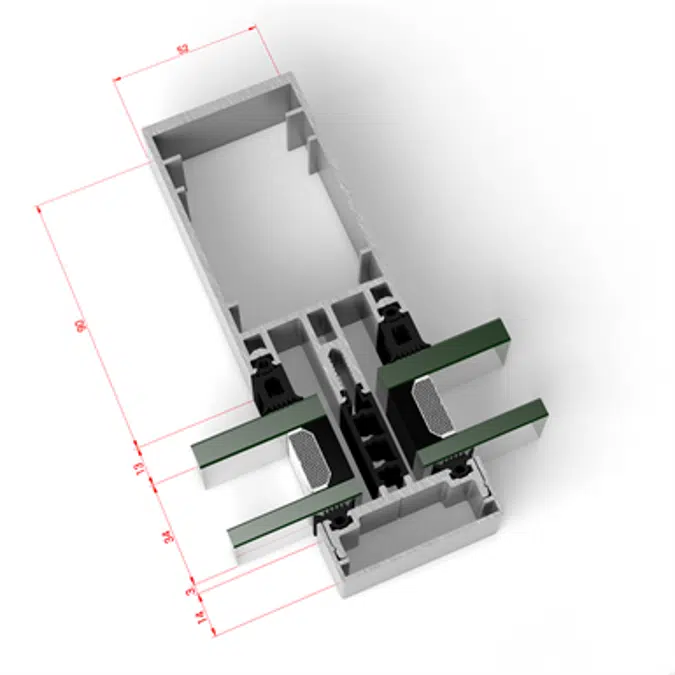 STRUGAL S52NT (Curtain Wall)