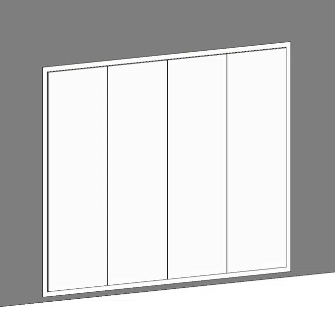 STRUGAL CABINET FRONT Folding Doors (Four-Smooth-Leaf)