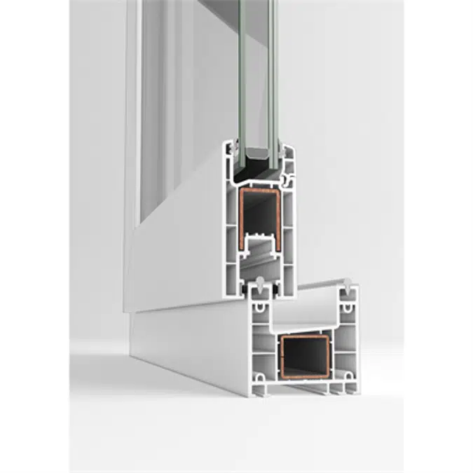 STRUGAL ÓMICRON PVC Sliding Window (Four-Leaf)