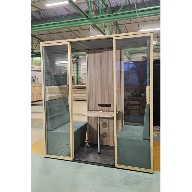 Work in cabin - DUO - Acoustic office booth