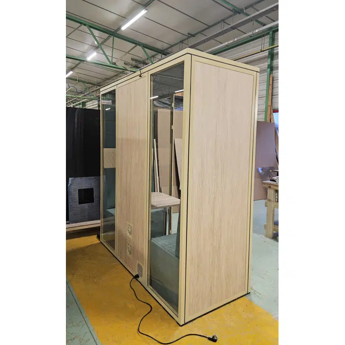 Work in cabin - DUO - Acoustic office booth