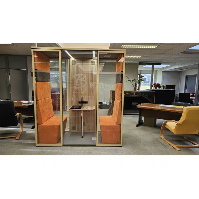 Work in cabin - DUO - Acoustic office booth