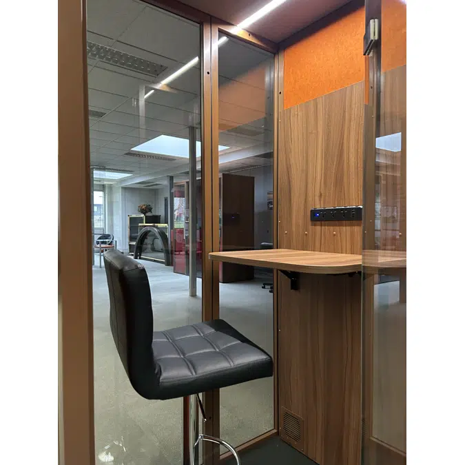 BIM 对象 - 免费下载！ Work in cabin - SOLO - Acoustic office booth | BIMobject