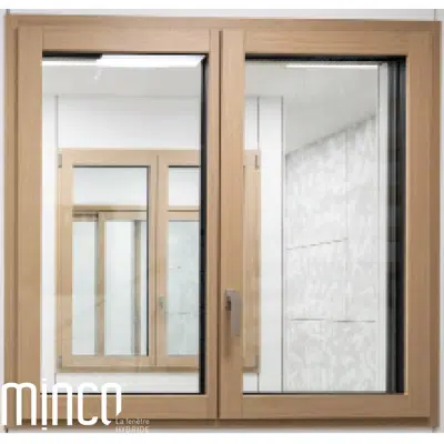 Зображення для FTV09 | French opening window triple glazed, two leaves with tilt and turn