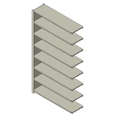 Image pour Static 4 Post Shelving Adder Closed Uprights