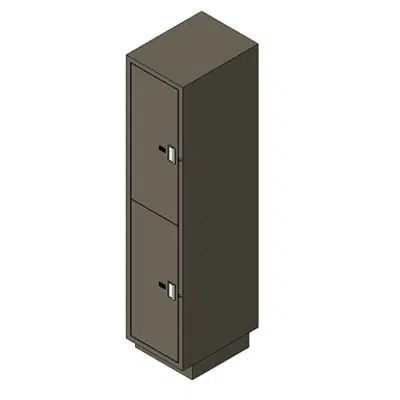 รูปภาพสำหรับ Evidence Storage Locker Non-Pass-Thru 2 Openings