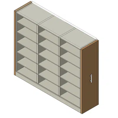 afbeelding voor High Density Mobile 4 Post Shelving Carriage