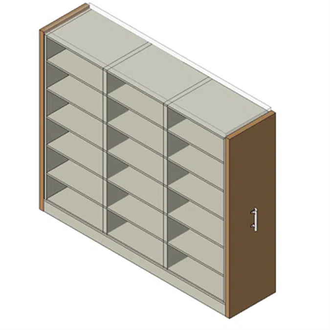 High Density Mobile 4 Post Shelving Carriage