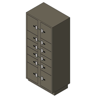 Image for Evidence Storage Locker Non-Pass-Thru 12 Openings