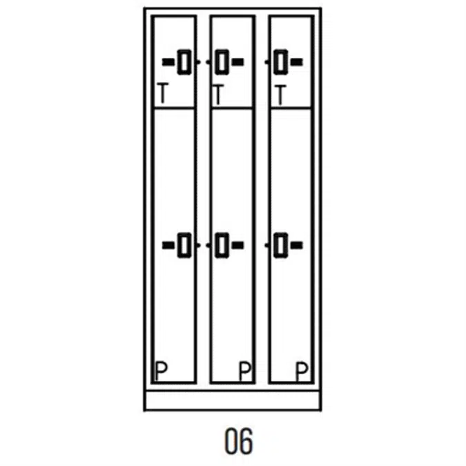 Evidence Storage Locker Non-Pass-Thru 6 Openings