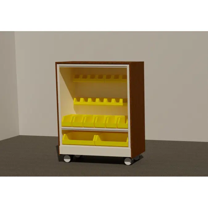 Art Storage 4-Post Shelving  Free Autodesk Revit Models