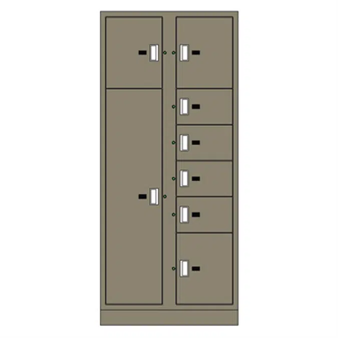 Evidence Storage Locker Non-Pass-Thru 8 Openings