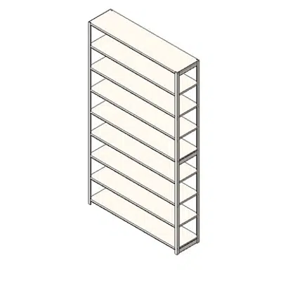 Static 4 Post Shelving Open Uprights Starter Adder图像