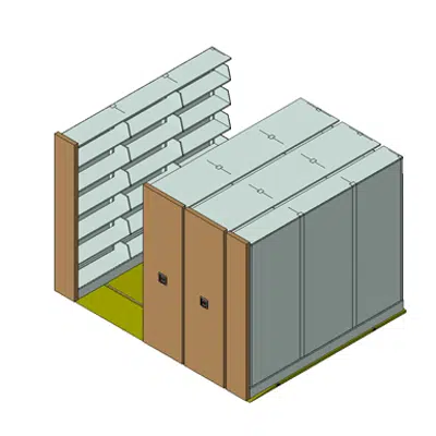 รูปภาพสำหรับ High Density Mobile Cantilever Shelving System Surface Rail