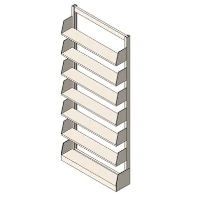 Зображення для Static Cantilever Shelving Single Face Plain