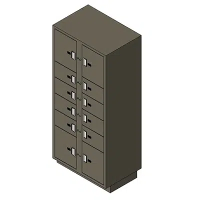 billede til Evidence Storage Locker Pass-Thru 12 Openings