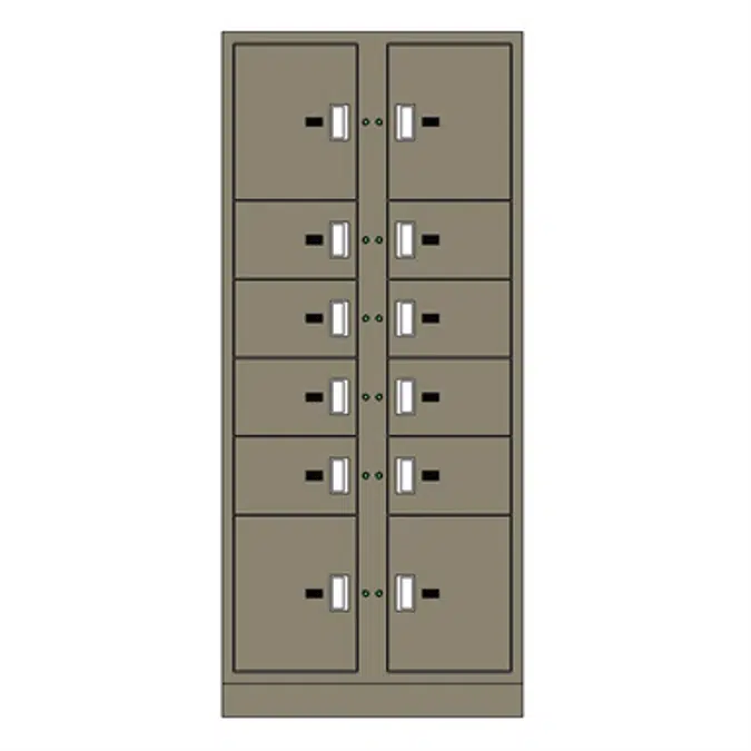Evidence Storage Locker Pass-Thru 12 Openings