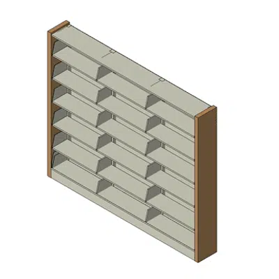 Image pour High Density Mobile Cantilever Shelving Stationary Platform