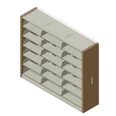 Зображення для High Density Mobile Cantilever Shelving Carriage