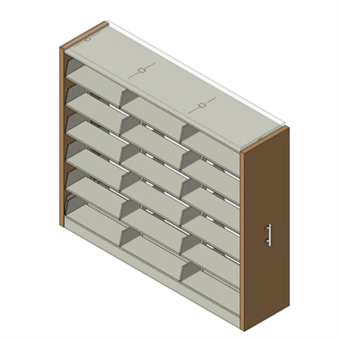 High Density Mobile Cantilever Shelving Carriage