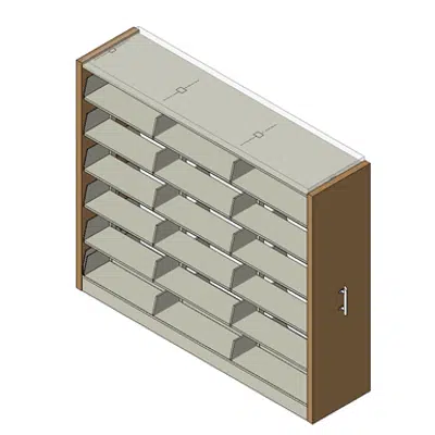 Image for High Density Mobile Cantilever Shelving Carriage