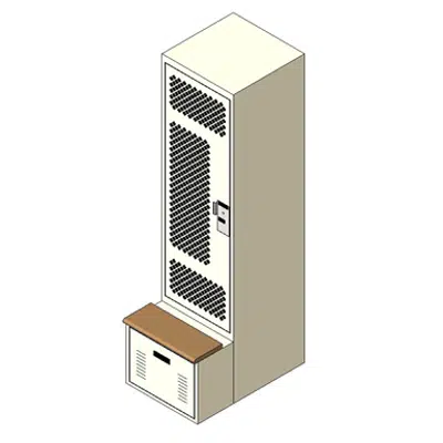 Personal Storage Locker Single Door Bench Drawer Mesh图像