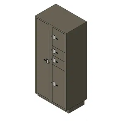 billede til Evidence Storage Locker Non-Pass-Thru 5 Openings