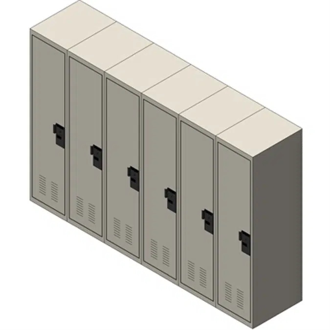 Personal Storage Locker Bank - Full Door (ADA Compliant)