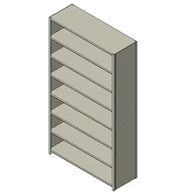 afbeelding voor Static 4 Post Shelving Closed Uprights Starter Adder