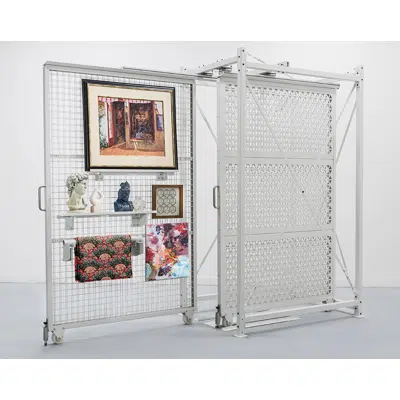 Mod-Glider Pro Modular Art Rack System 图像