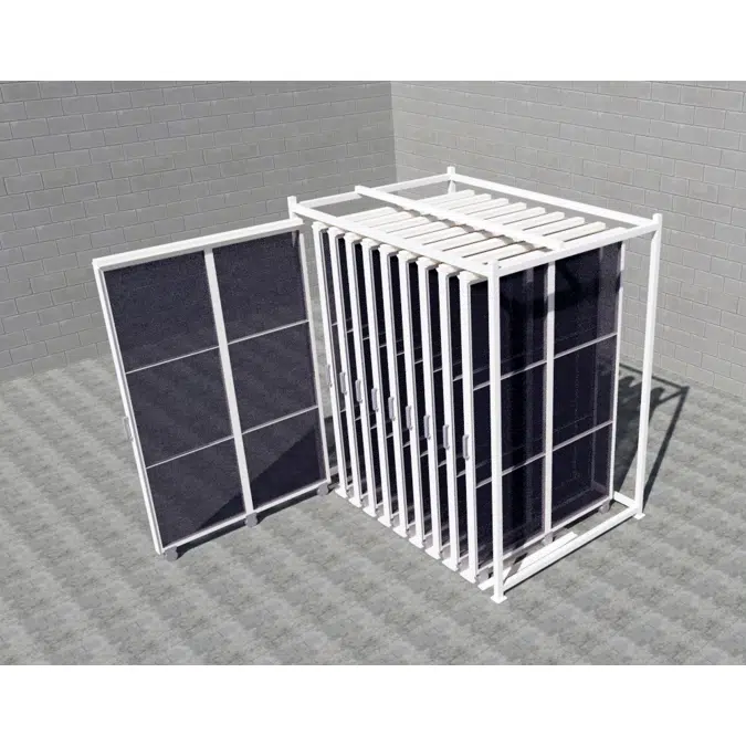 Mod-Glider Pro Modular Art Rack System 