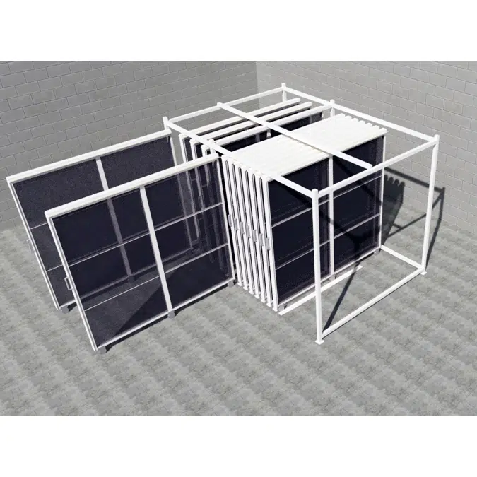 Mod-Glider Pro Modular Art Rack System 