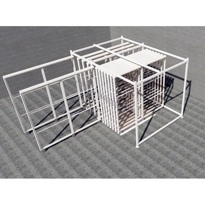 Mod-Glider Pro Modular Art Rack System 