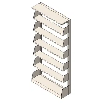 Static Cantilever Shelving Single Face Plain图像