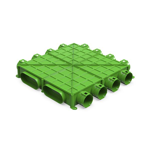 ducoflex manifold box (floor) 12x63 2x oval air ducts